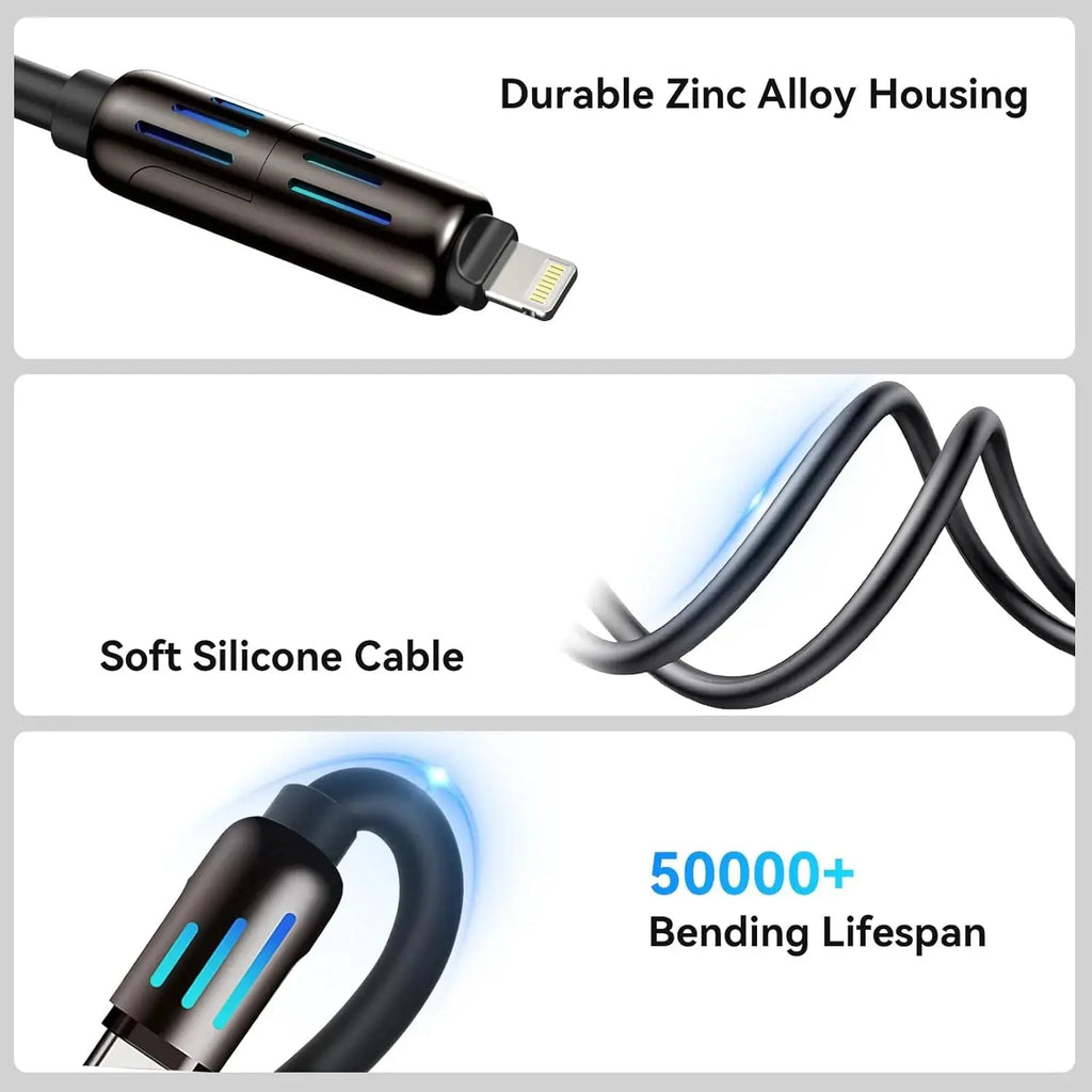 4-in-1 Multi USB Charging Cable Devour