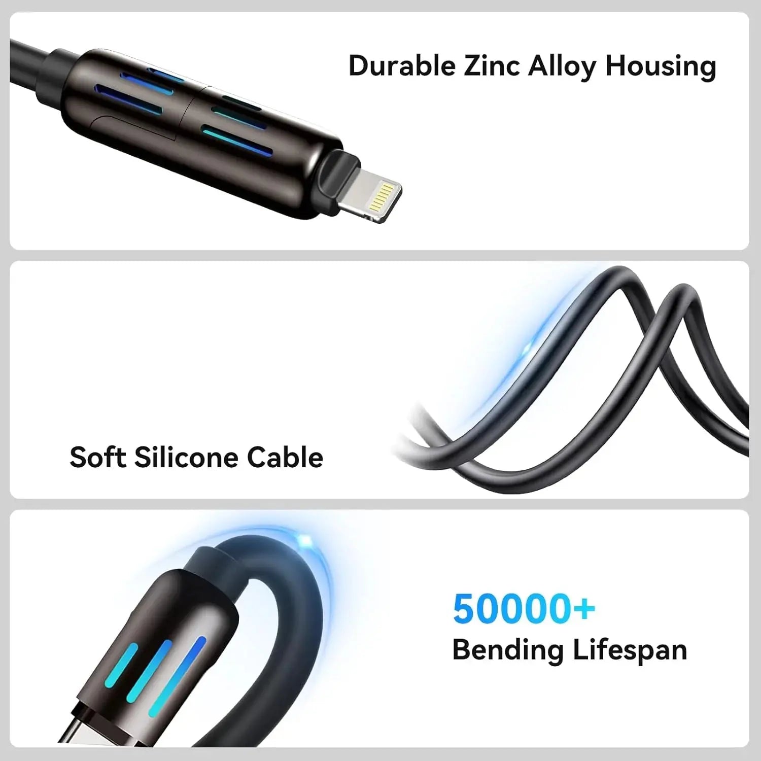4-in-1 Multi USB Charging Cable Devour
