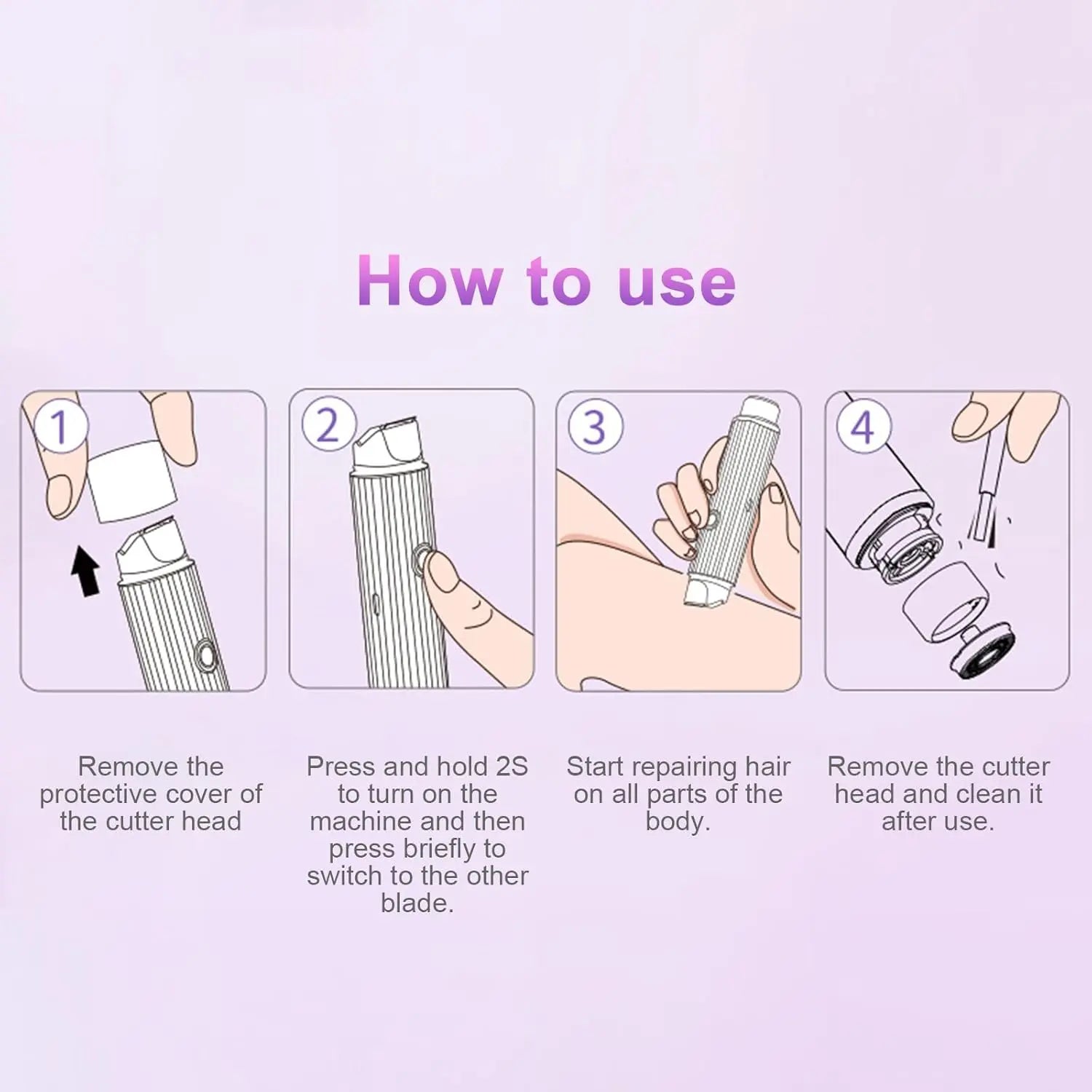 Double Head Electric Shaver Liza